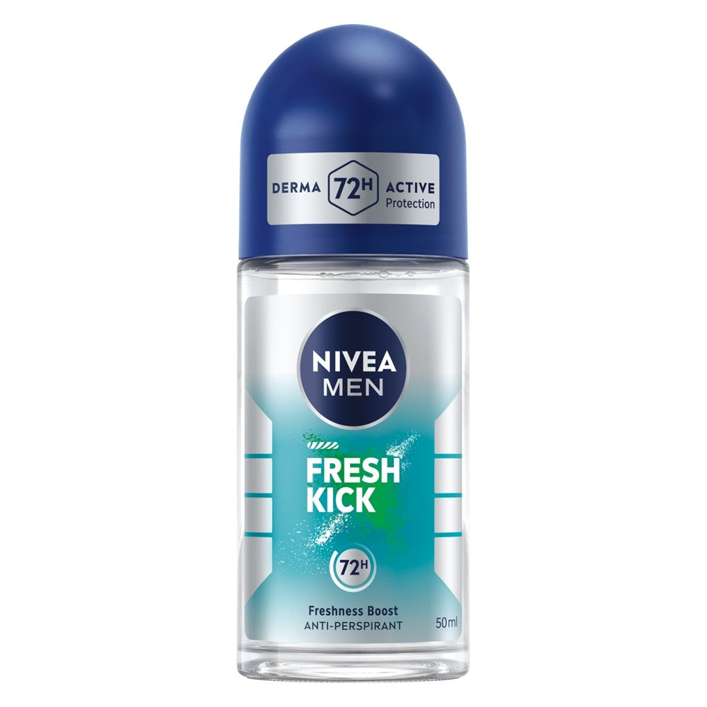 Nivea Men - Deodorant - Roller - Fresh Kick - Anti - Transpirant72h - 50ml