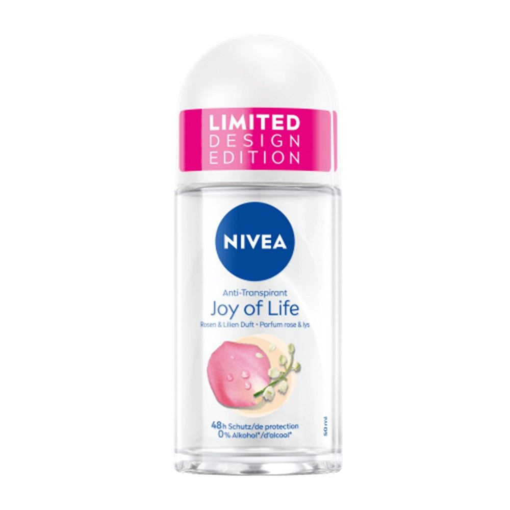 Nivea - Deodorant - Roller - Joy of Life - Rose & Lys - 50ml