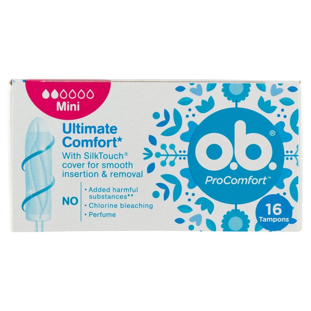 O.B. ProComfort - Tampons - Ultimate Comfort - 2 Mini - 16 Stuks