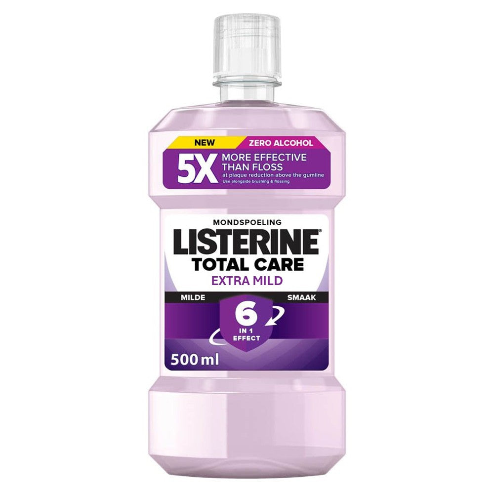 Listerine - Mondwater - Total Care - Extra Mild - 6in1 Effect - 500ml