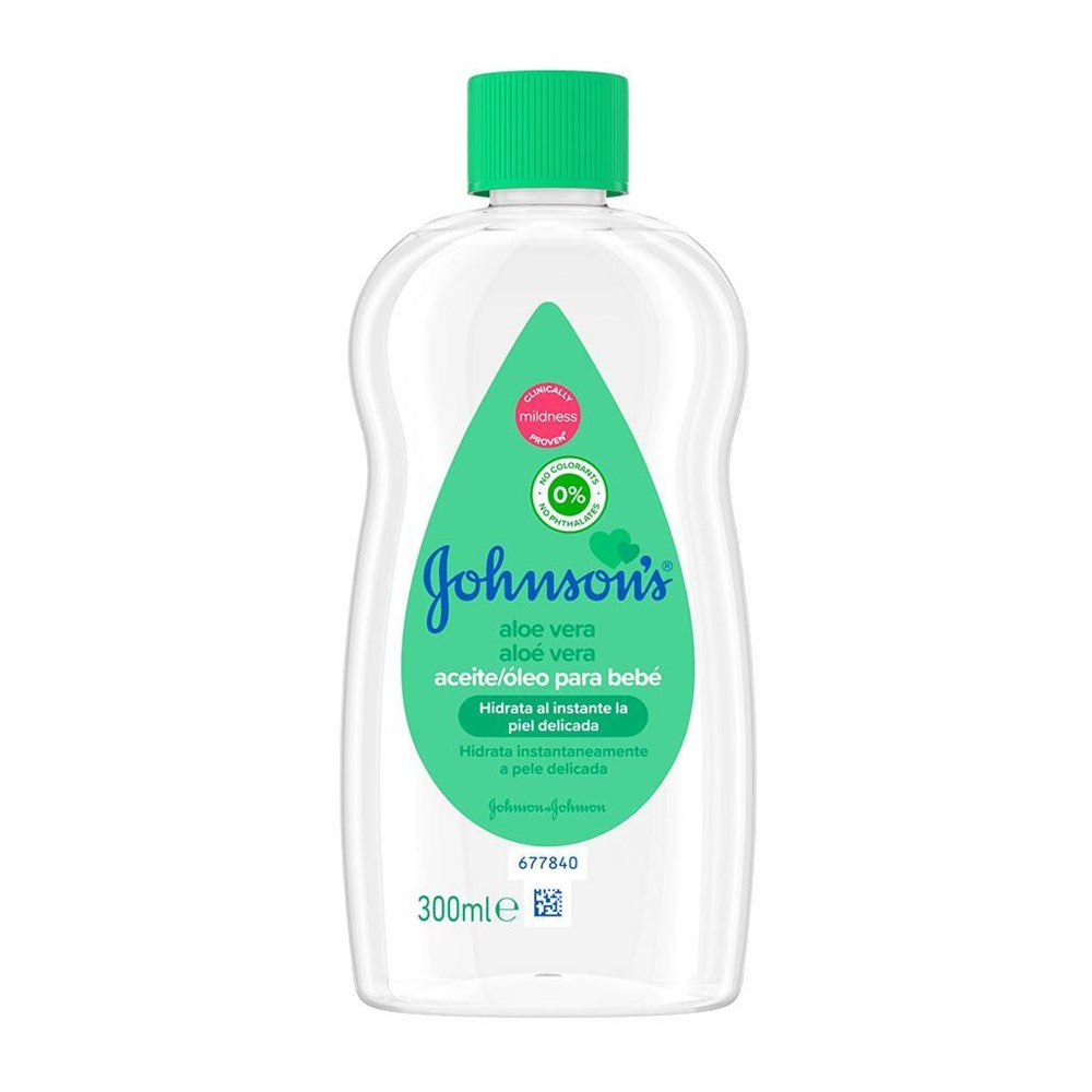 Johnson's - Baby Huidverzorging - Babyolie - Aloe Vera - 300ml
