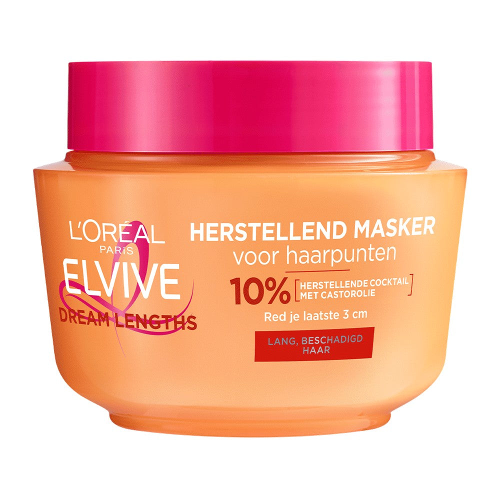L'Oreal Paris Elseve - Haarmasker - Dream Long - Lang & Beschadigd Haar - 300ml