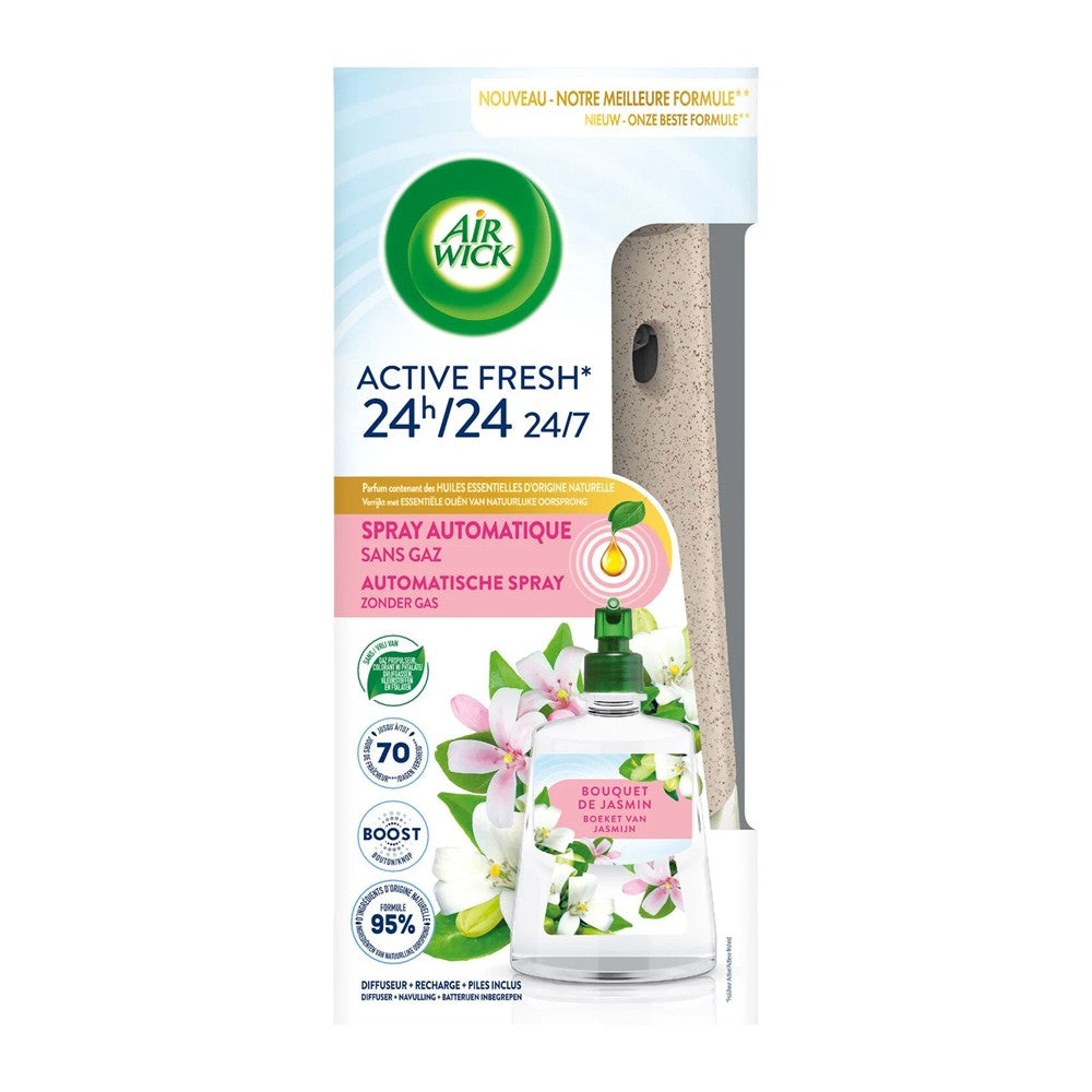 Air Wick - Elektrisch Luchtverfrisser - Starterset - Active Fresh - Cherry Blossom & Raspberry - 228ml