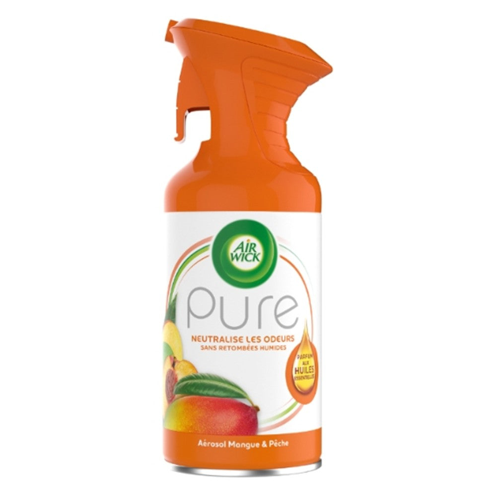 Air Wick - Luchtverfrisser - Aerosol Air Freshener - Mango & Peach - 250ml
