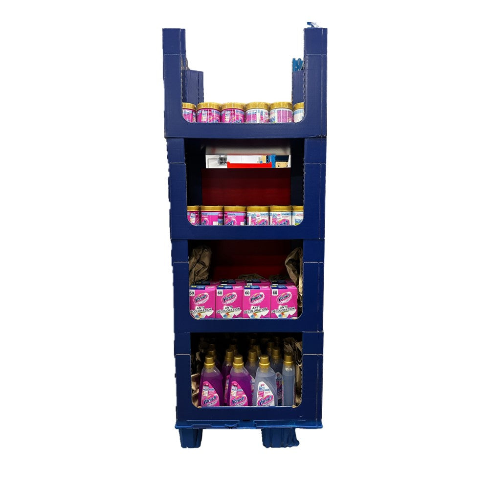 Vanish - Display - Vlekvervijderaar - Oxi Action - 5 Assortimenten - 74 Stuks