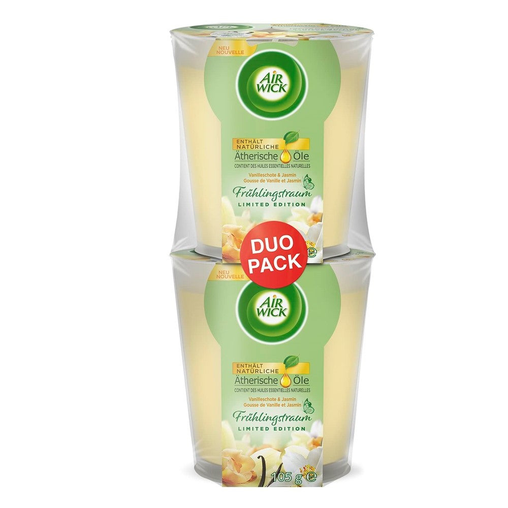 Air Wick - Geurkaars - Vanilla & Jasmin - 2x105g