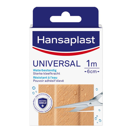 Hansaplast - Pleisters - Universal - (1m x 6cm) - 1 Stuk