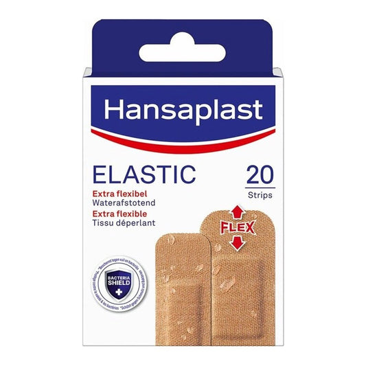 Hansaplast - Pleister - Elastic Pleister - Mix Pack - 20 Stuks
