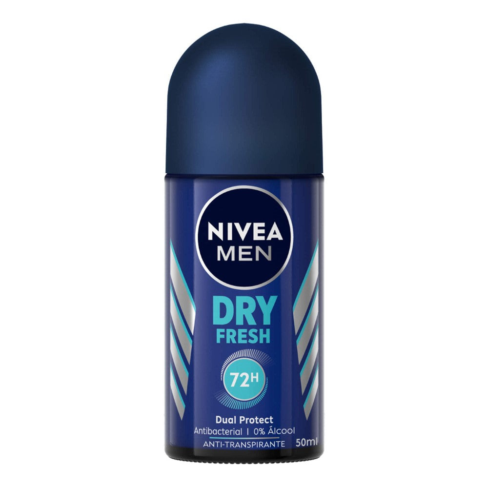 Nivea Men - Deodorant - Roller - Dry Fresh - Dual Protect - 50ml
