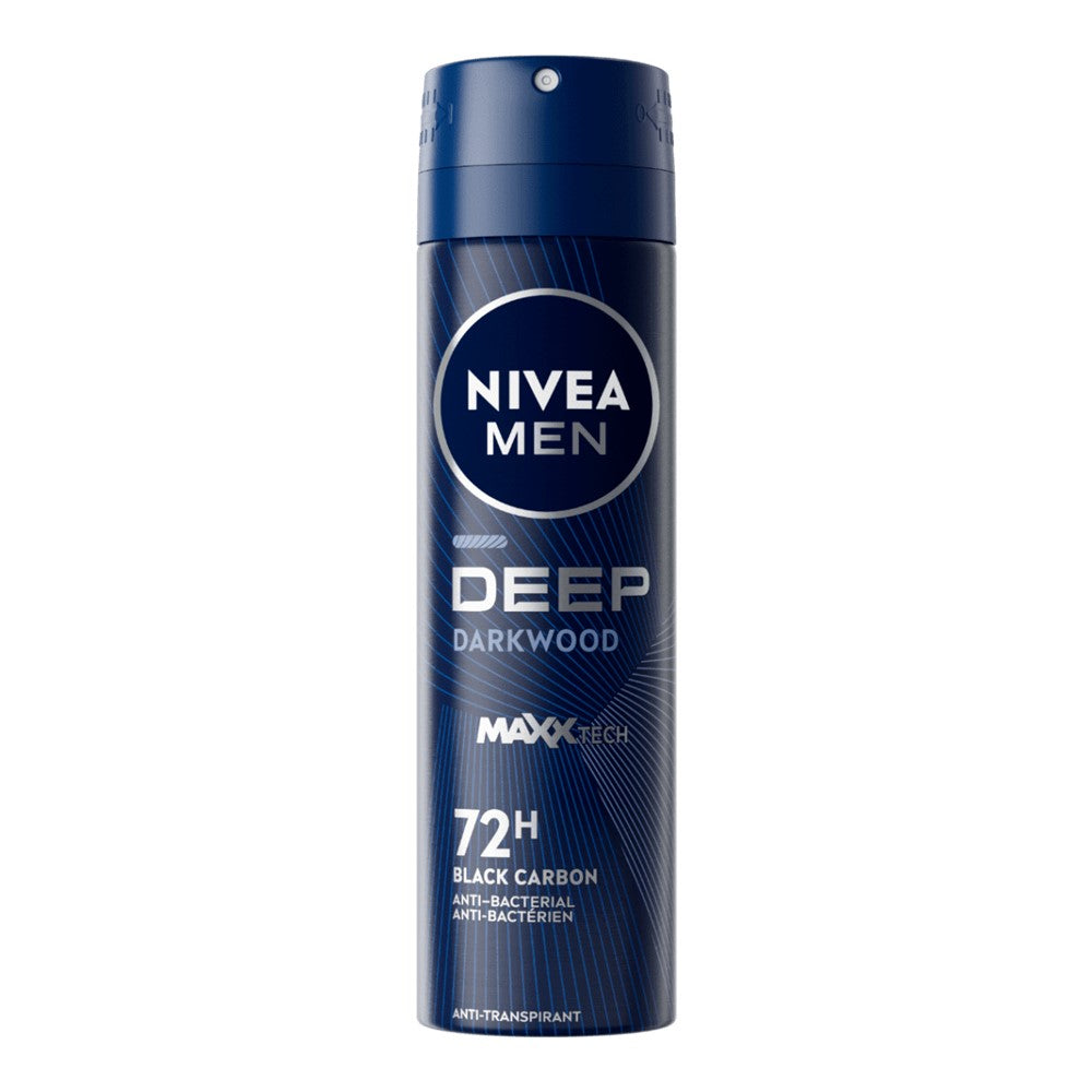 Nivea Men - Deodorant - Spray - Deep Black Carbon - 150ml
