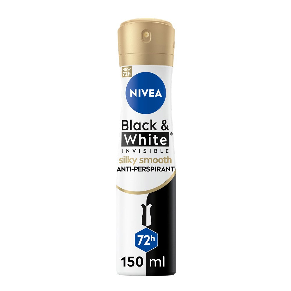 Nivea - Deodorant - Spray - Black & White Invisible - Silky Smooth - 150ml