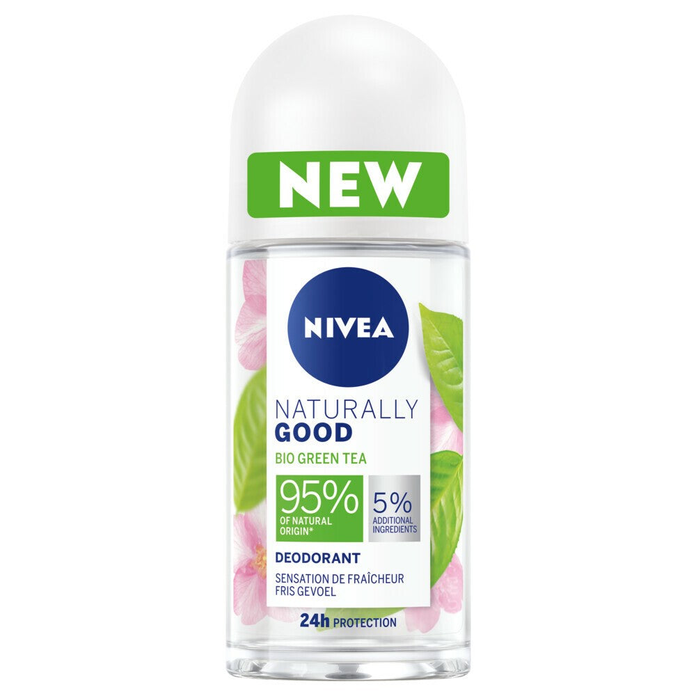Nivea - Deodorant - Roller - Naturally Good - Bio Green Tea - 50ml