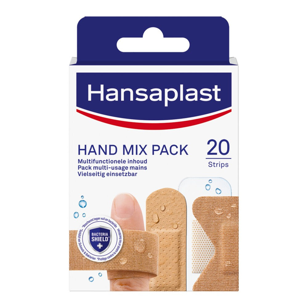Hansaplast - Pleisters - Hand - Mix Pack - 20 Stuks