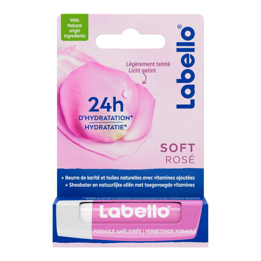 Labello - Lippenbalsem - Soft Rose - 4.8g