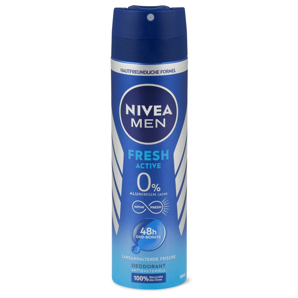 Nivea Men - Deodorant - Spray - Fresh Active - 150ml