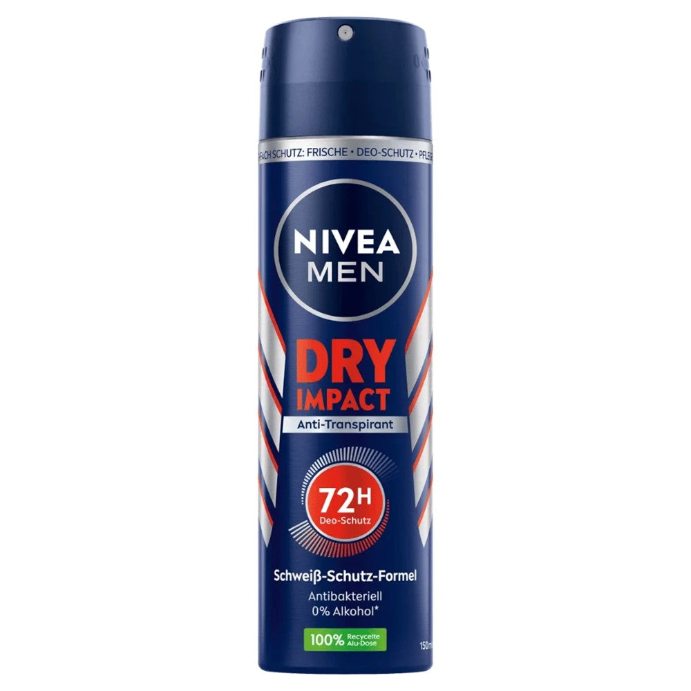 Nivea Men - Deodorant - Spray - Dry Impact - 150ml