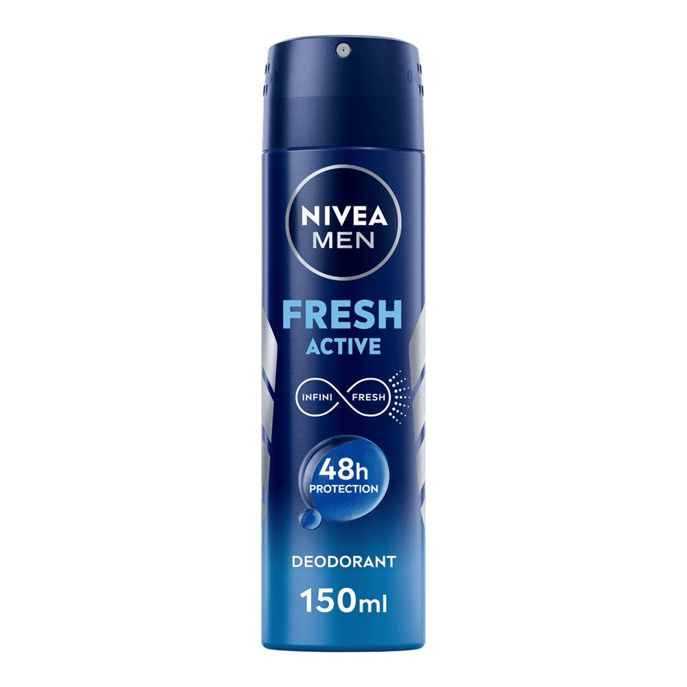 Nivea Men - Deodorant - Spray - Fresh Active - 150ml
