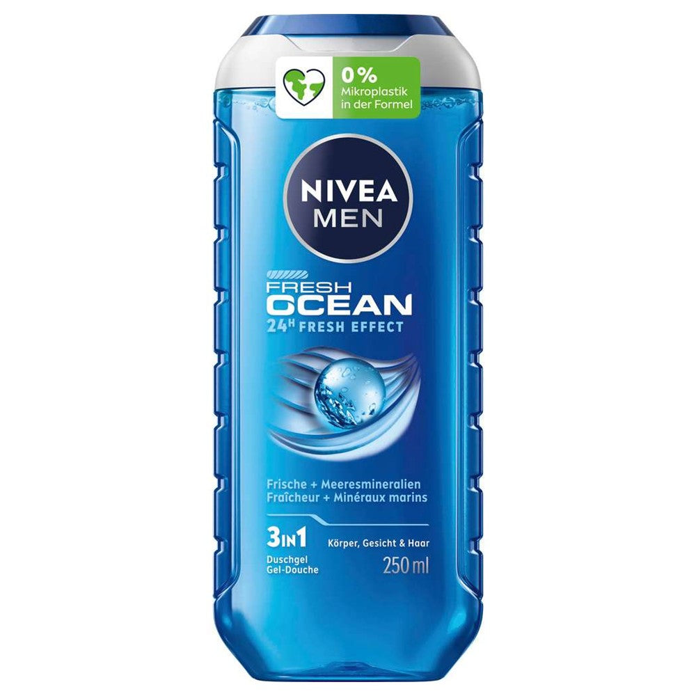 Nivea Men - Douchegel - Fresh Ocean - 3in1 -24h - 250ml
