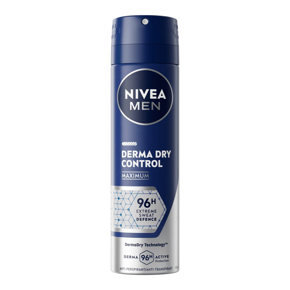 Nivea Men - Deodorant - Spray - Derma Dry Control - 150ml