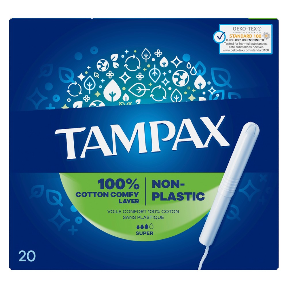 Tampax - Tampons - 3 Super - 20 Stuks