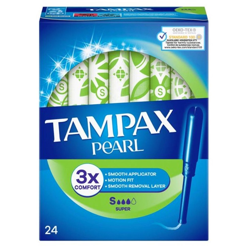 Tampax - Tampons - 3 Super - Pearl - 3x Comfort - 24 Stuks