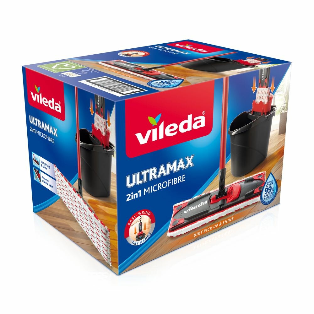 Vileda - Schoonmaakset - Ultramax - 2in1 Microfibre - 1 Stuk