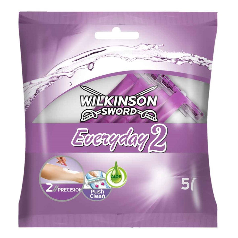 Wilkinson Women - Scheermesjes - 2 Messen - Everyday 2 - 5 Stuks