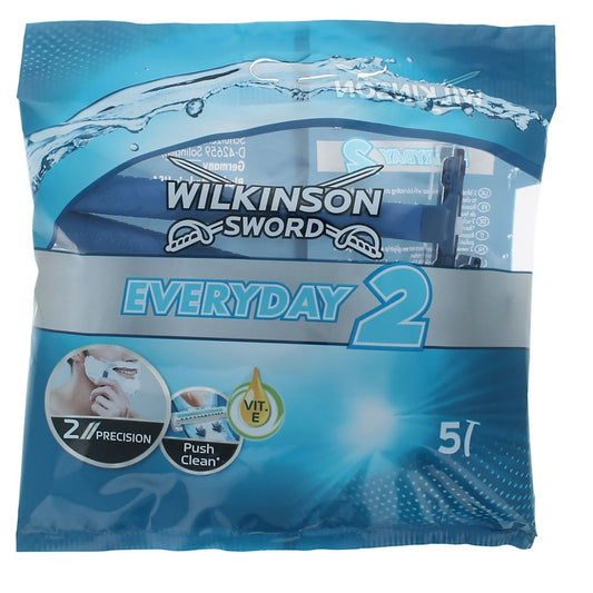 Wilkinson Men - Scheermesjes - 2 Messen - Everyday 2 - 5 Stuks