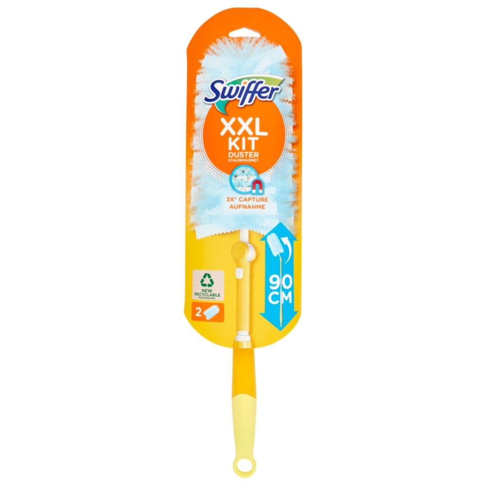 Swiffer - Duster - Starter Set + 2 Navullingen - XXL Telescopic - 1 Stuk
