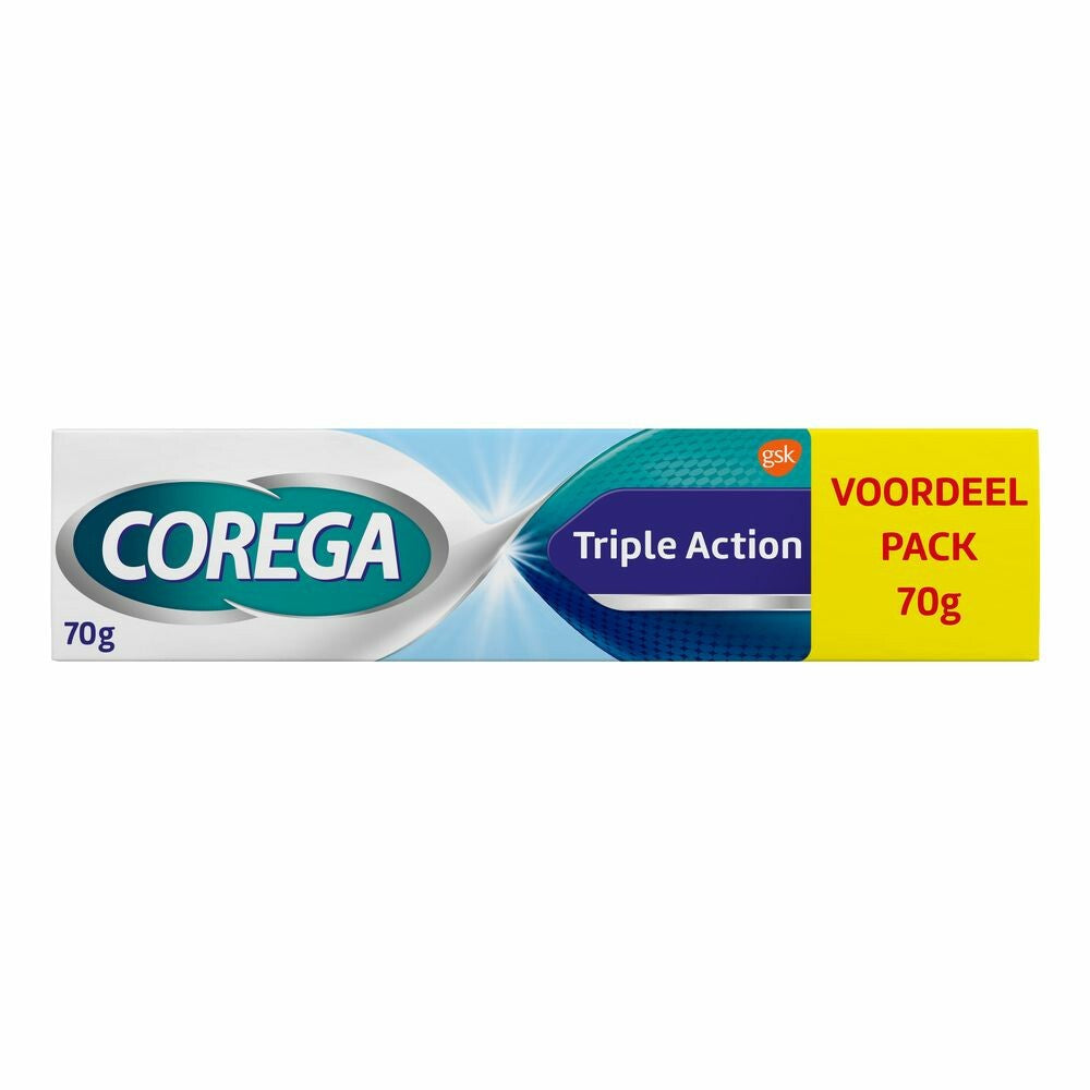 Corega - Kunstgebitverzorging - Pasta - Triple Action - 70g