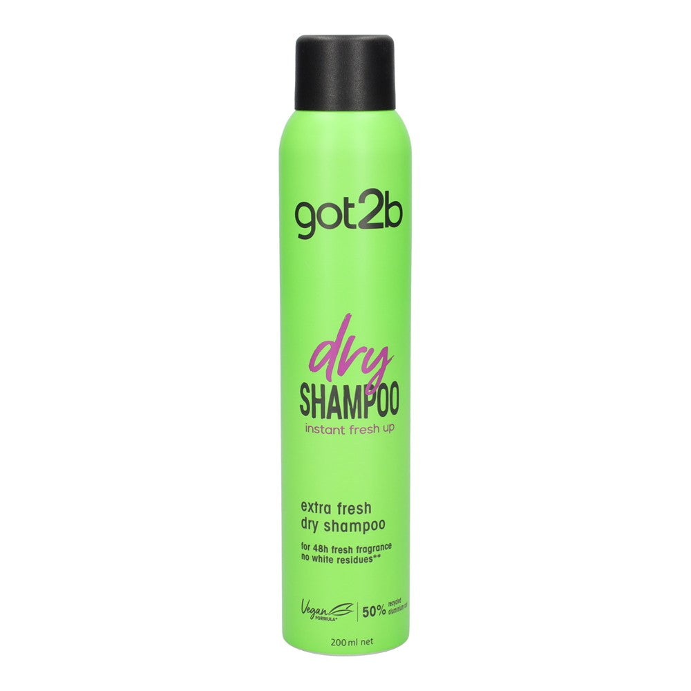 Got2b - Shampoo - Droogshampoo - Extra Fresh - Apple & Sandelwood Scent - 200ml
