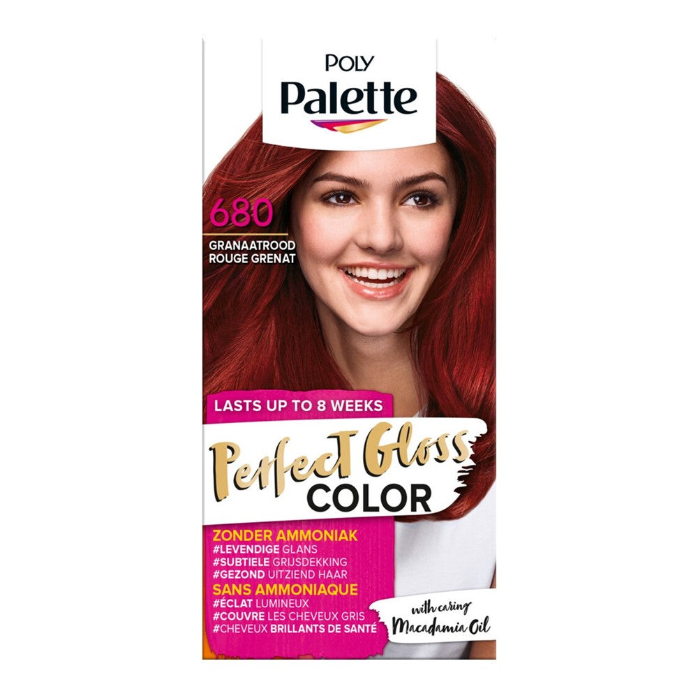 Poly Palette - Haarverf - 680 - Perfect Gloss Color - Granaatrood - 1 Stuk