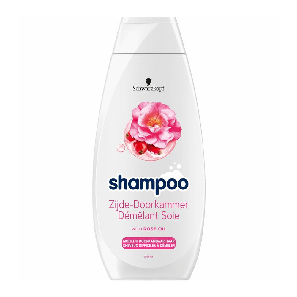 Schwarzkopf - Shampoo - Zijde-Doorkammer - Rose Oil - 400ml