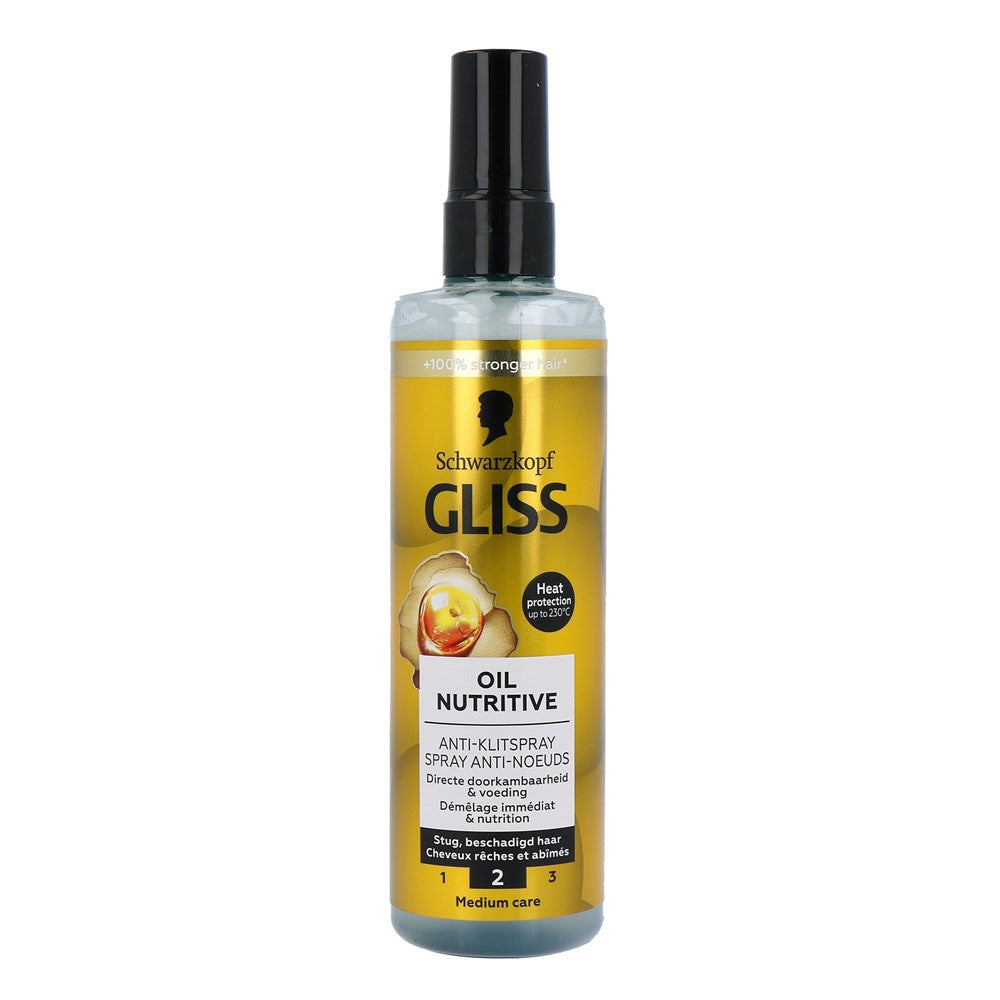 Gliss Kur - Conditioner - Spray - Oil Nutritive - Anti-Klitspray - 200ml