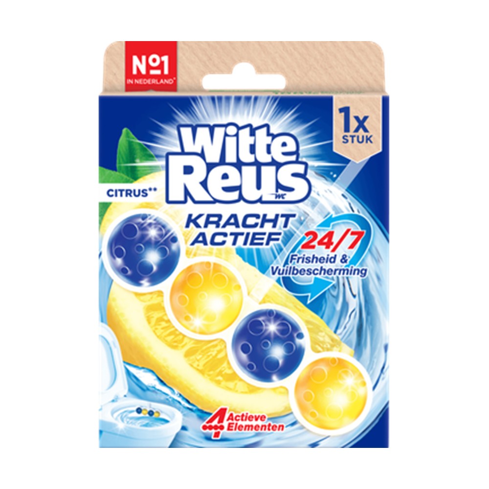 Witte Reus - Toiletblok - Citrus - Kracht Actief - 50g