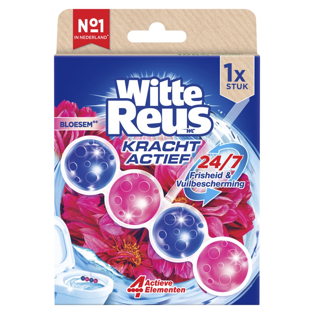 Witte Reus - Toiletblok - Bloesem - Kracht Actief - 50g
