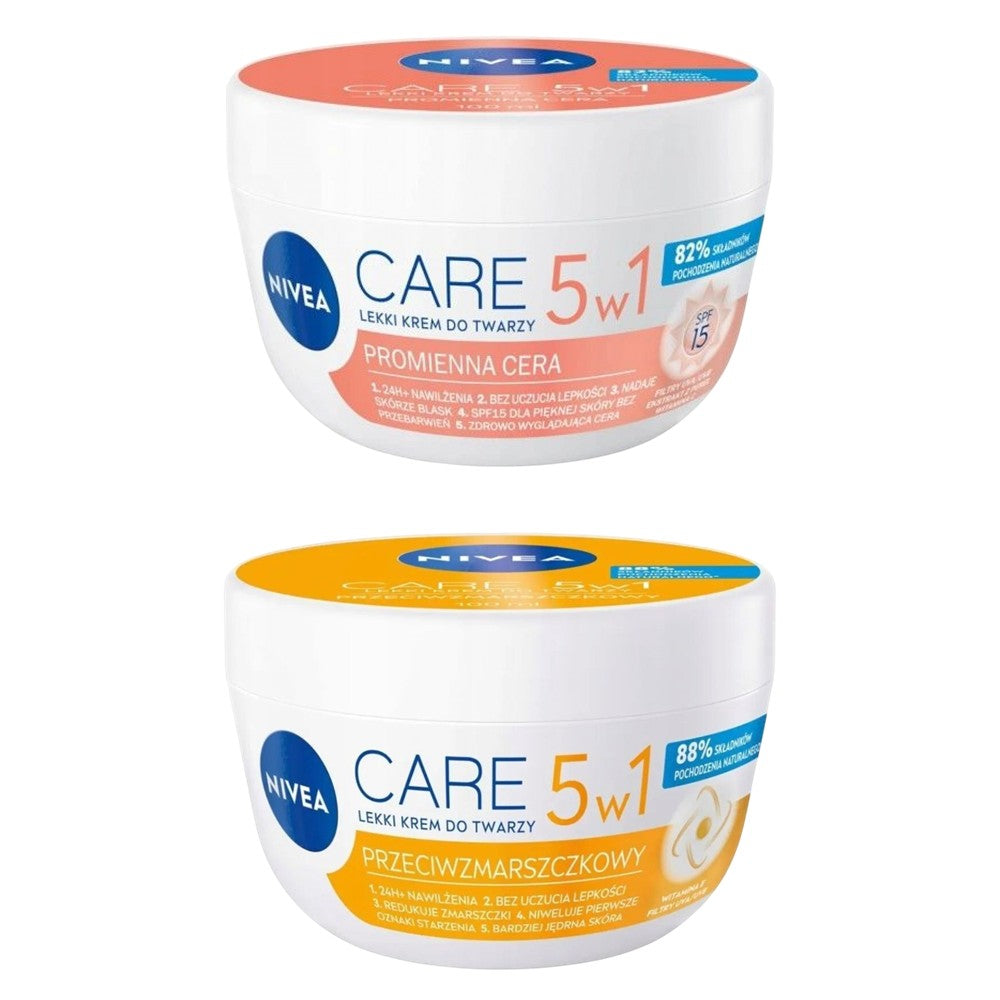 Nivea - Display - Dagcreme - 5in1 Care - 2 Assortimenten - 12 Stuks