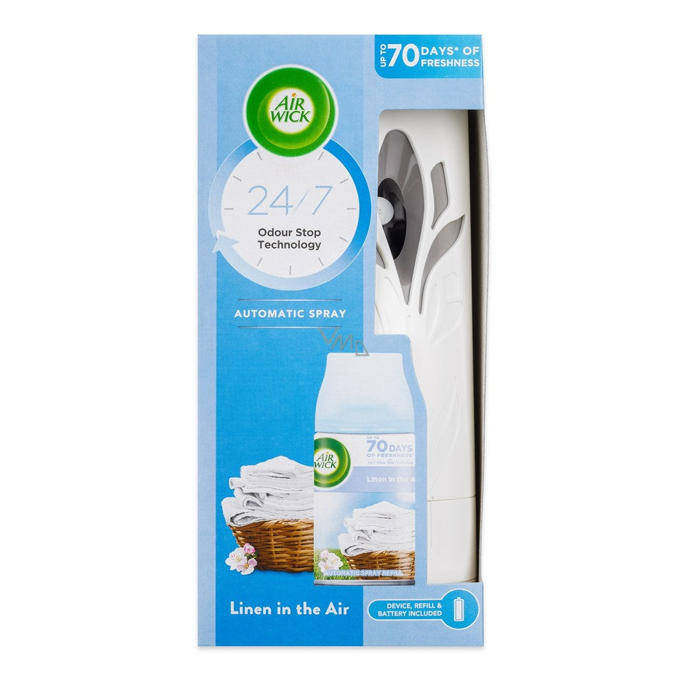 Air Wick - Luchtverfrisser - Starterset - Freshmatic Max - Linen In The Air - 1 Stuk