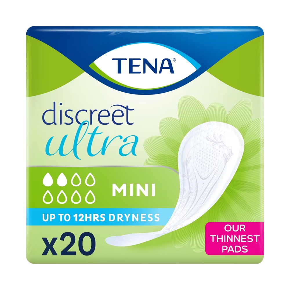 Tena - Inlegkruisjes - 2 Mini - Discreet - Ultra - 20 Stuks