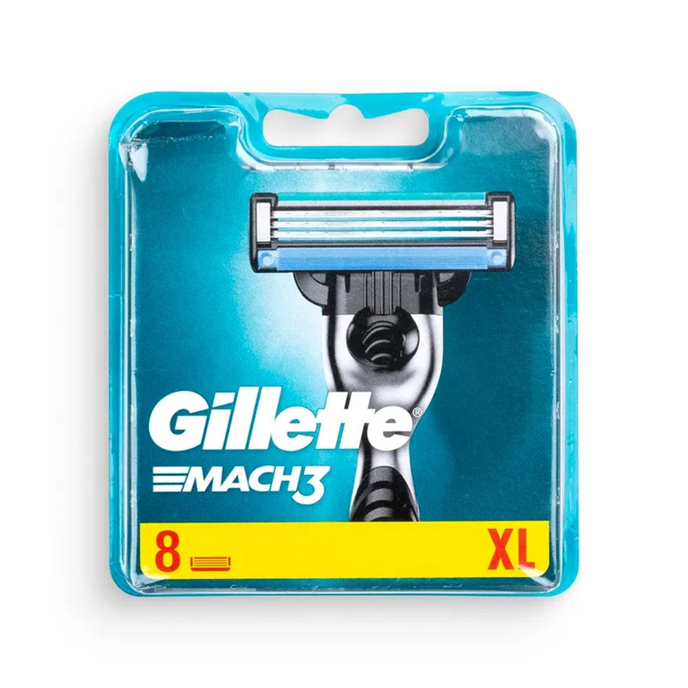 Gillette Mach3 - Scheermesjes - 3 Messen - XL - 8 Stuks