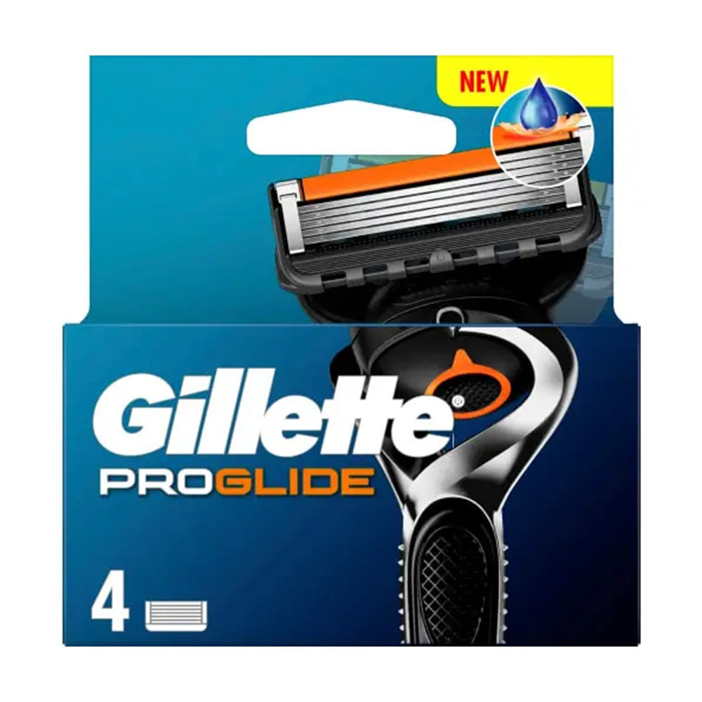 Gillette - Scheermesjes - 5 Messen - Pro Glide - 4 Stuks