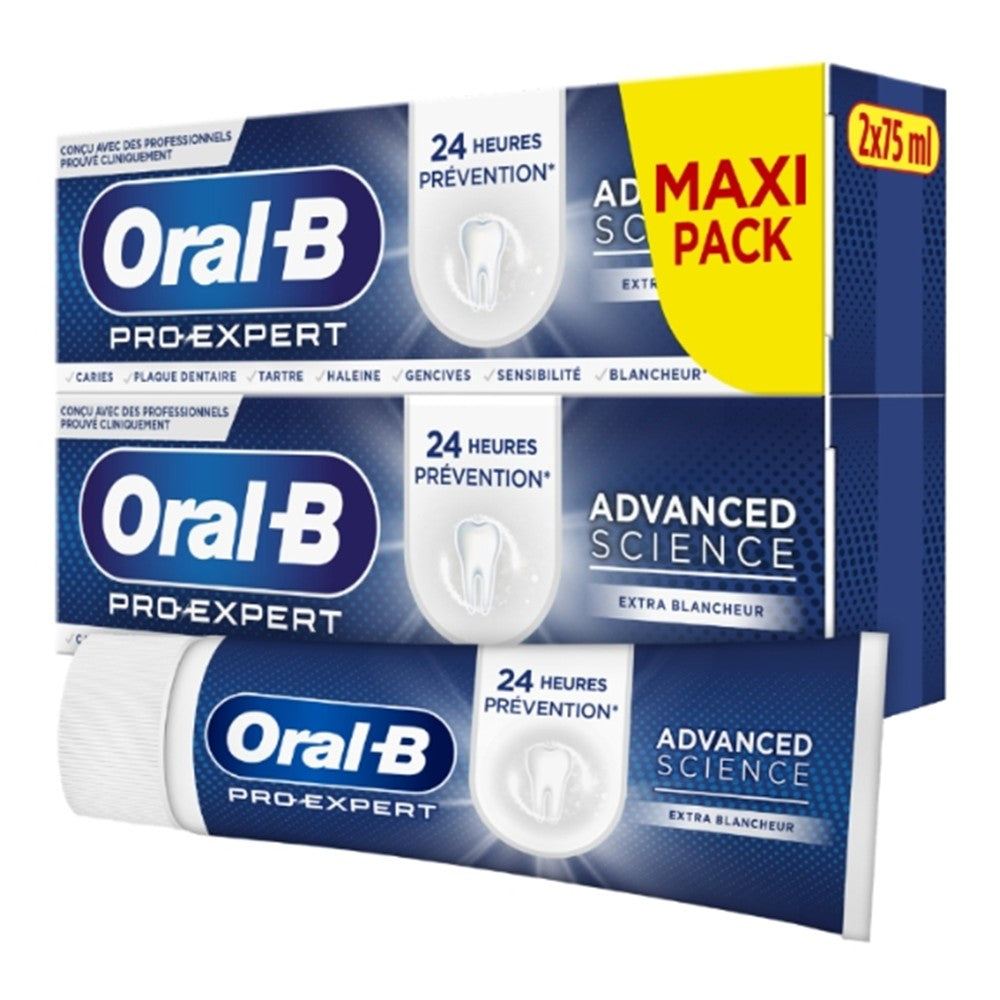 Oral B Pro Expert - Tandpasta - Advanced Science - Extra Whitening - 2x75ml