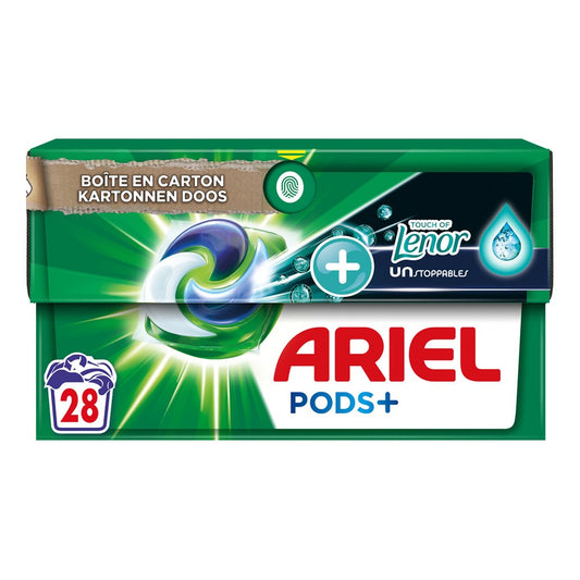 Ariel - Wasmiddel - Pods - Touch of Lenor Unstopables+ - 28Wb/621.6g