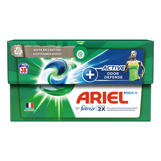 Ariel - Wasmiddel - Pods - Touch of Febreze - Active Odor Defence - 38Wb/953,8g