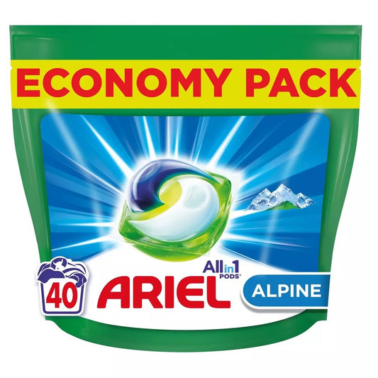 Ariel - Wasmiddel - Pods - All-in 1 Pods - Alpine Clean & Fresh - 40Wb/892g