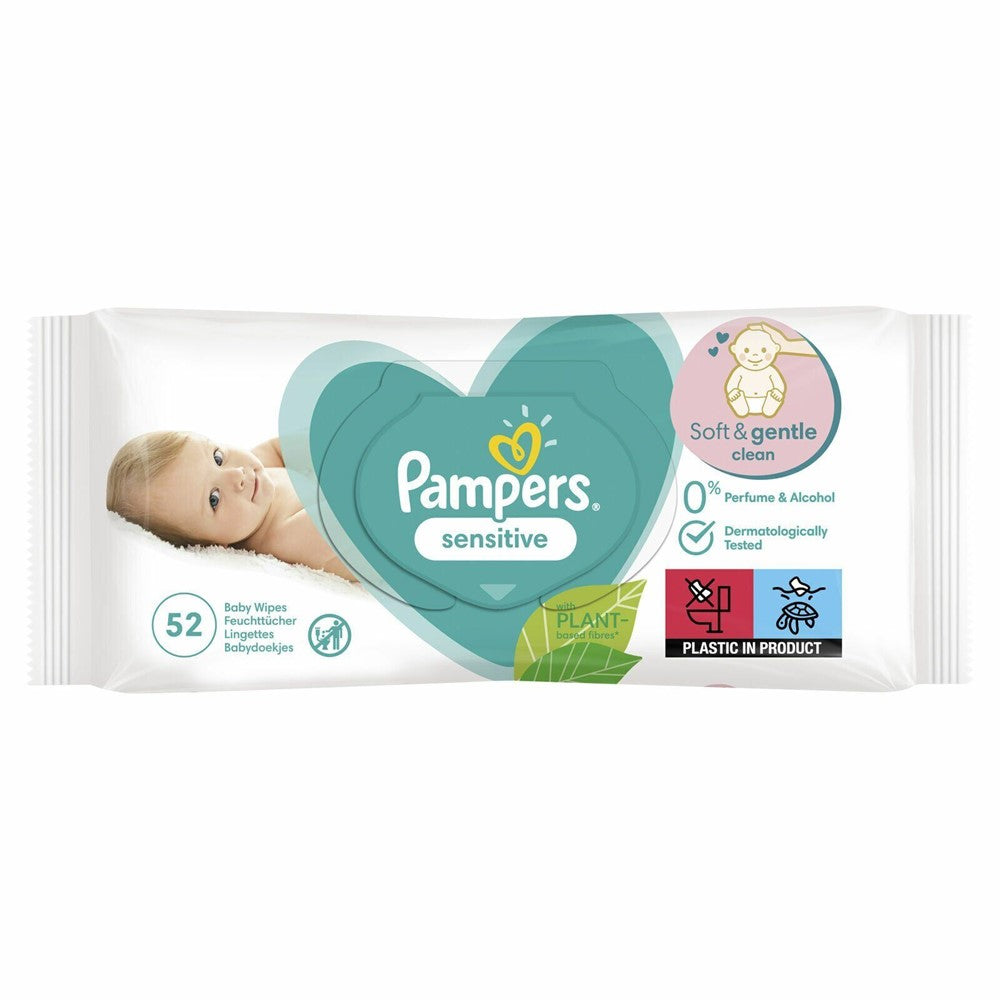 Pampers - Babydoekjes - Sensitive - 52st