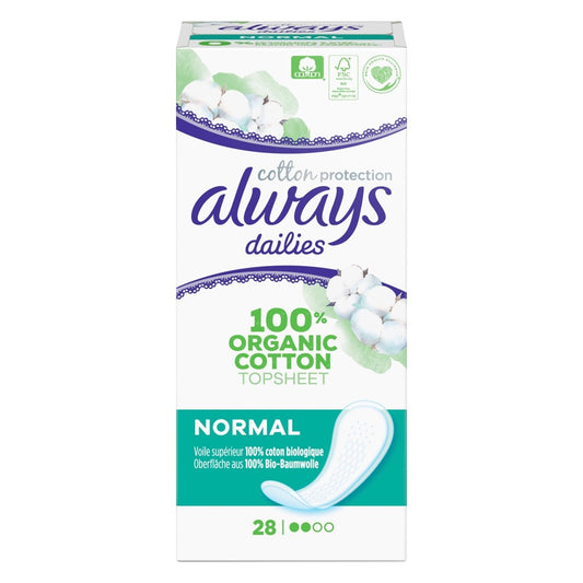 Always - Inlegkruisjes - 2 Normal - Dailies - 28 Stuks