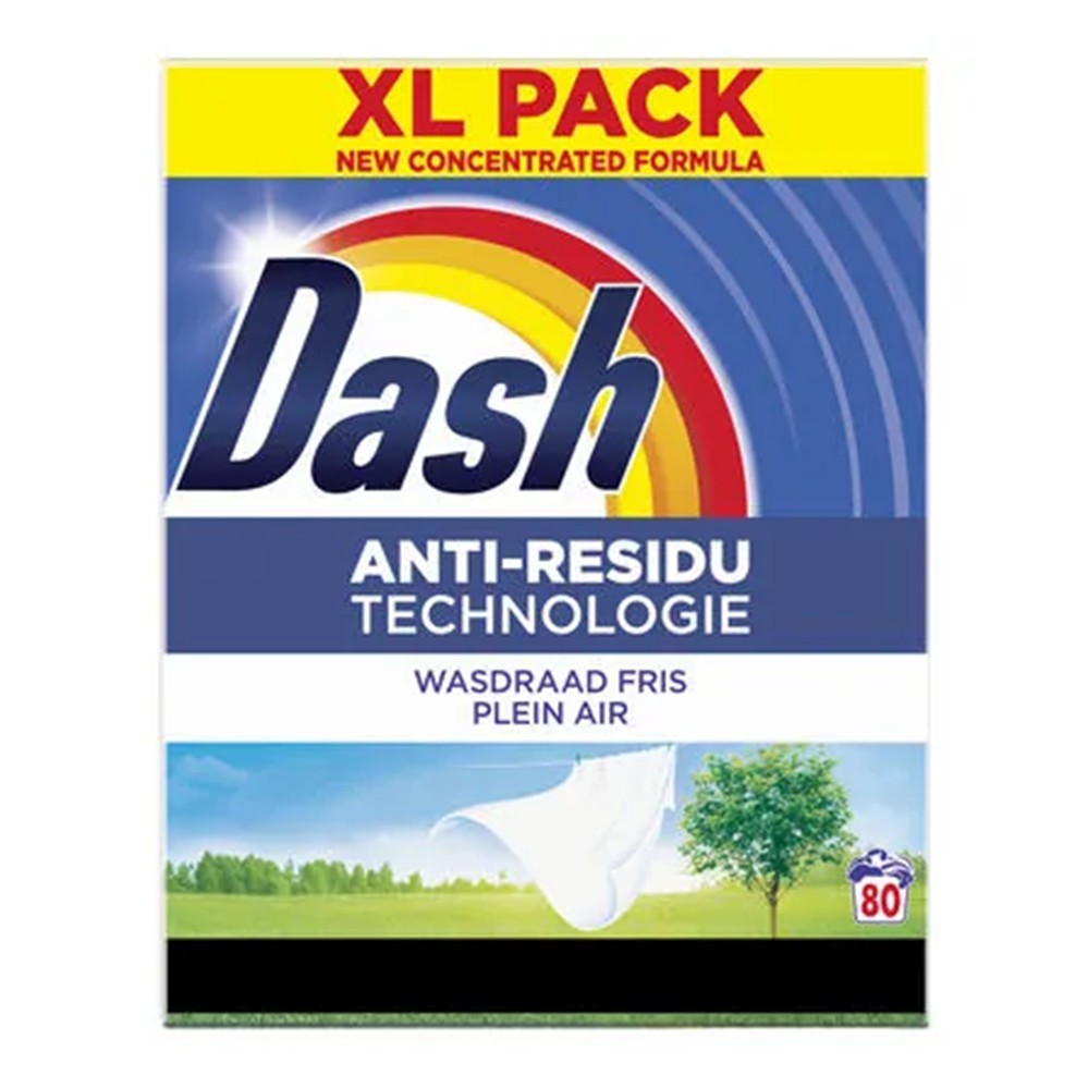 Dash - Wasmiddel - Waspoeder - Wasdraadfris - 80Wb/4000g