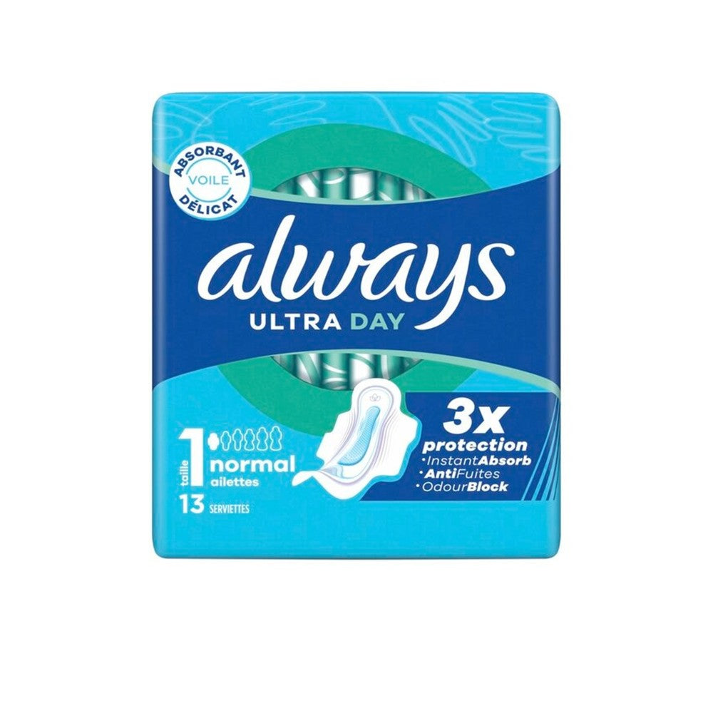 Always Ultra Day - Maandverband - 1 Normal Wings - 3X Protection - 13 Stuks
