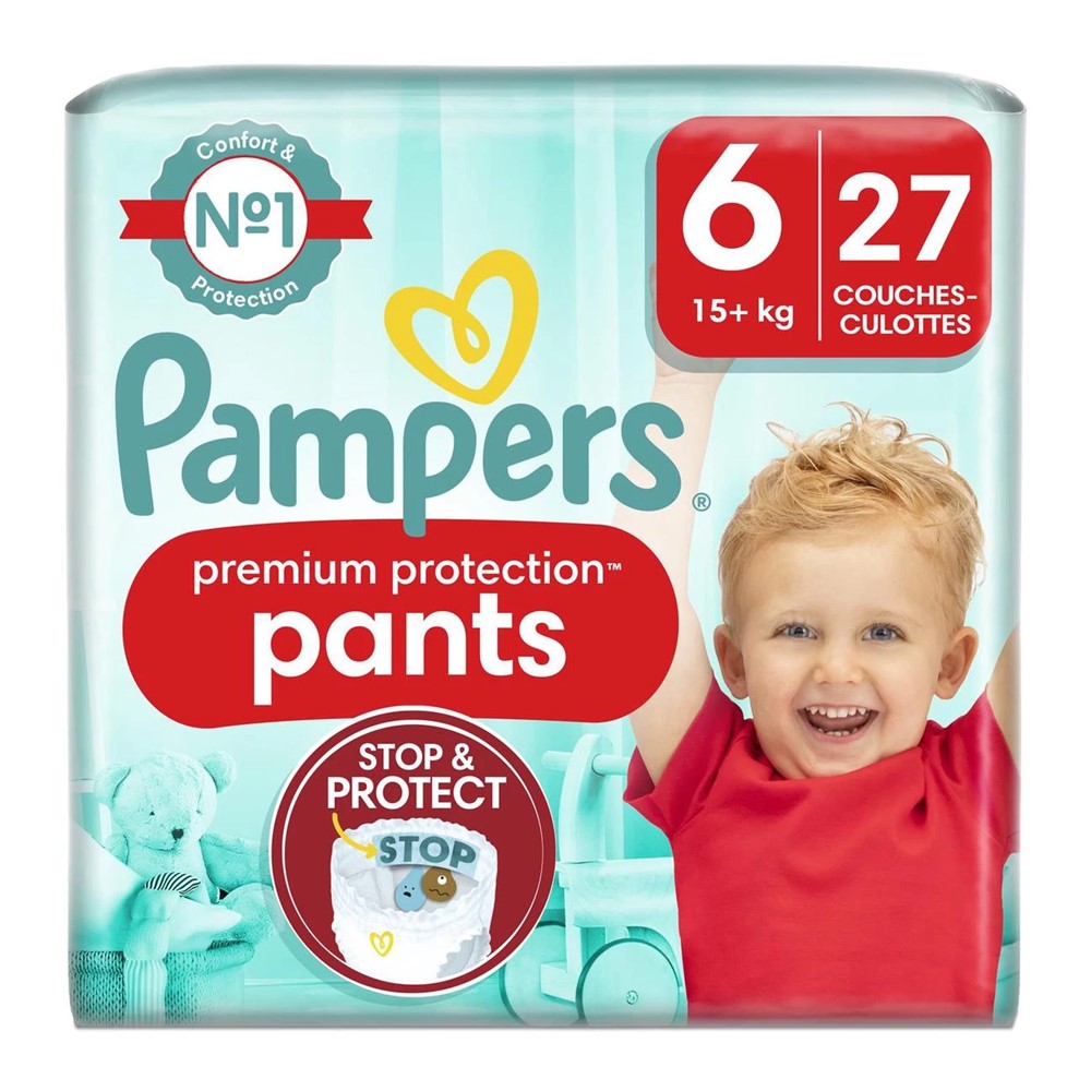 Pampers Premium Protection - Luiers - Size 6 - 15 + kg - 27 Stuks